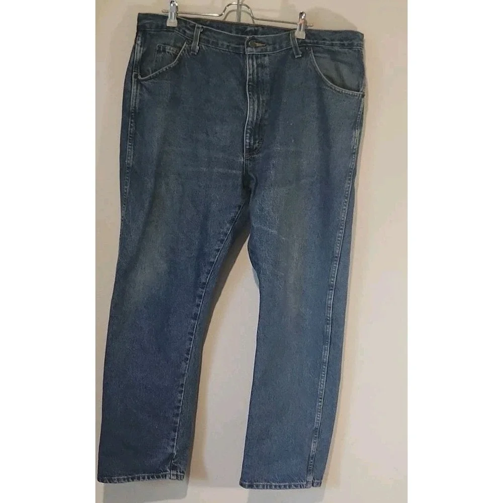 Wrangler‎ Denim Men's Light Blue Straight Jeans Size 40x29 Pants 96501DS